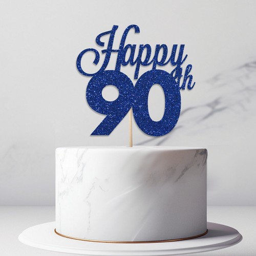 Personalised cake topper happy - cake,