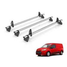 Ford Transit Connect Roof Rack For 2013-2023 Long Vans 3x Bars + Loadstops Rhino
