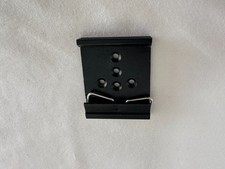 Black DIN Rail Mount Brackets