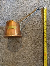 Copper & Metal Cider Measuring Pouring Ladle Jug