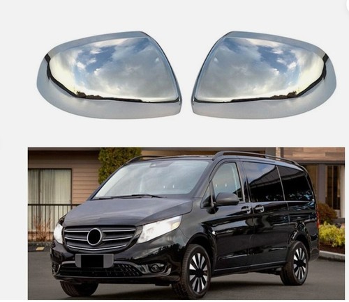 Chrome wing mirror covers - wing, for