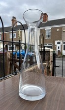 Vintage 2001 Wedgwood Paul Costelloe Large Glass Fox Carafe  