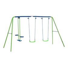 3-in-1 Kids Swing Set with