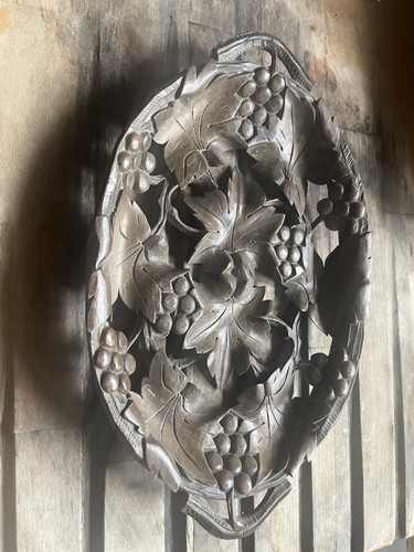 Vintage decorative hand carved - decorative,