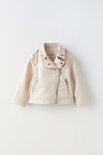 ZARA NWT faux leather biker