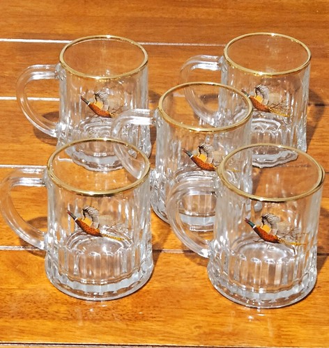 Vintage dema glass tankards - dema,