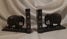 Pair of Wooden Hand Carved