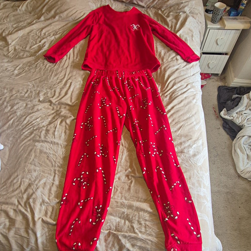 Primark women red fleece - red,