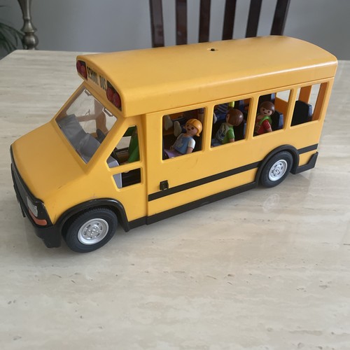 Playmobil yellow school bus - school,