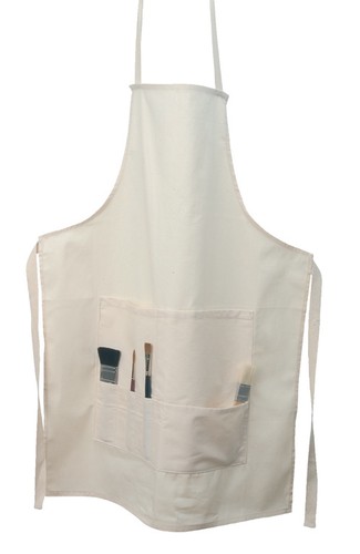 Artists apron natural canvas - artists,