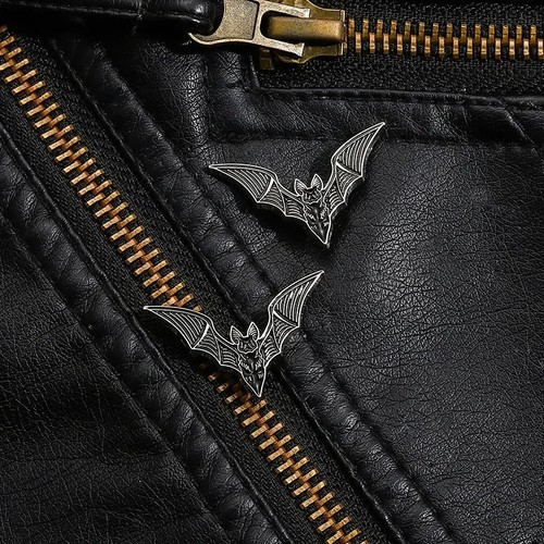 Gothic halloween bat brooch - halloween,