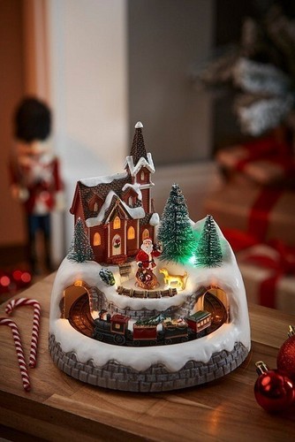 Christmas village led ornament - led,