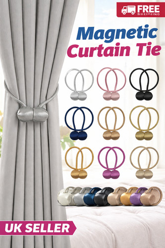 Strong magnetic curtain tie - curtain,