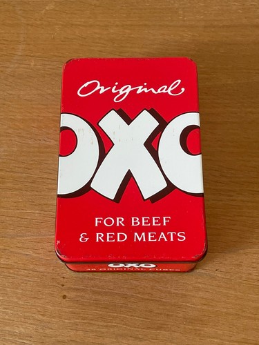 Vintage oxo beef cubes - cubes, tin