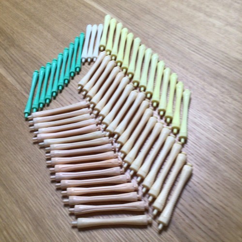 Plastic perm rods - plastic,