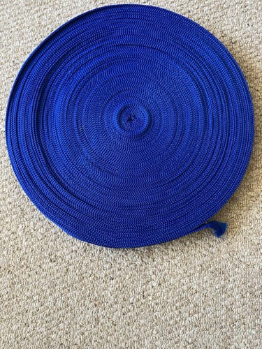 Blue nylon webbing roll - nylon,