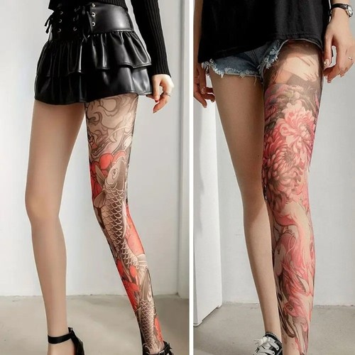 Mesh women sexy printed - mesh, women's
