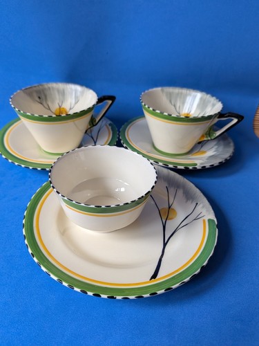 Vintage hand painted art - vintage, deco
