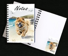 Chow Chow Dog Notebook/Notepad + small image on each page by Starprint