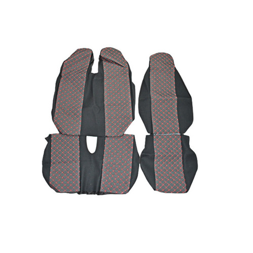 Set black with red - set,