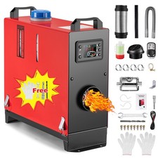 12V-24V 8KW ALL IN ONE Diesel Air Heater Remote Lorry House Air Diesel Heater