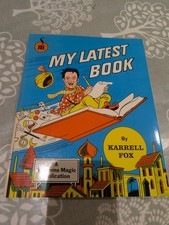My Latest Book by Karrell Fox - classic magic book - 1988 Supreme Magic