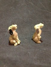 Two Small Dog Statues 3cm
