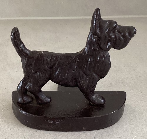 Scottie dog vintage - black, cast