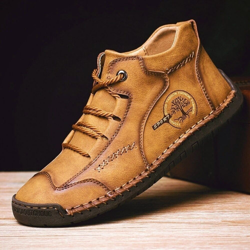 New ankle boots mens leather - ankle,