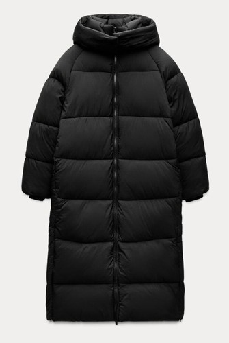 Zara long anorak with - anorak, &