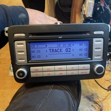 VW RCD500 MP3 CAR RADIO / 6 DISC CD CHARGER MULTI PLAYER WITH CODE  