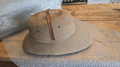 Vintage antique pith helmet - pith,