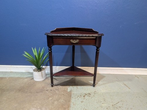 Vintage mahogany corner side - vintage,