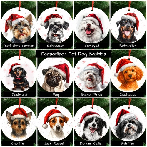 Personalised dog christmas - personalised,