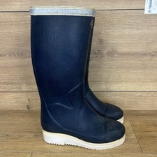 Le Chameau Men’s Wellington Boots Size UK 7 Marine Evo Ponti Lined Navy EU 41