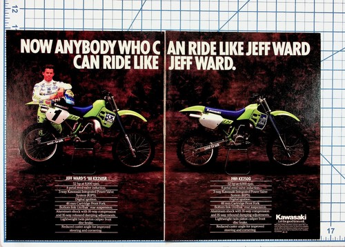Jeff ward kawasaki - kawasaki, kx250