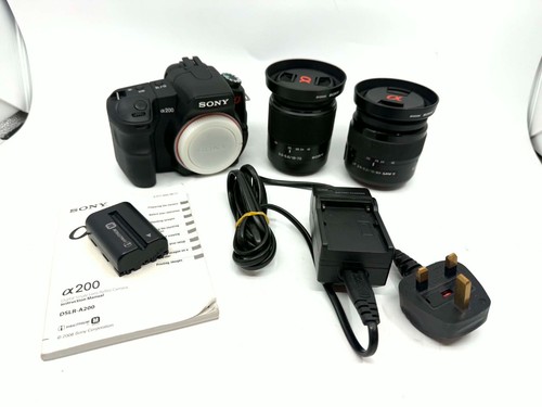 Sony alpha a200 dslr camera - dslr,