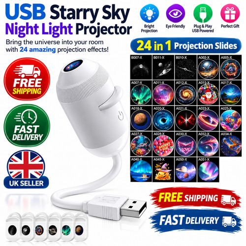 Galaxy projector night - 2-in-1,