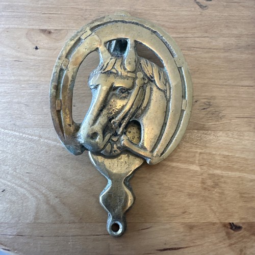 Brass door knocker vintage - door,