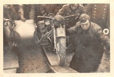 Accident Motorcycle Sidecar BMW Near Saalfeld Thuringia