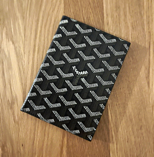 Goyard paris leather passport - goyard,