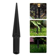  10 Pcs Ground Luminous Lamp Spikes for Solar Lights Plastic Stakes Heavy Duty