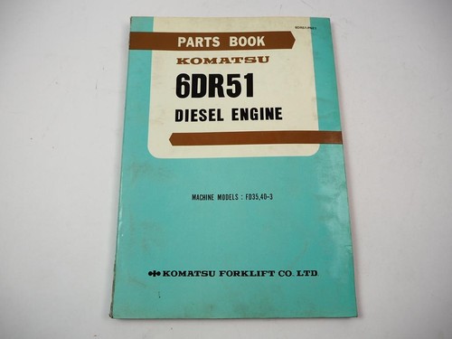 Genuine komatsu 6dr51 diesel - genuine,