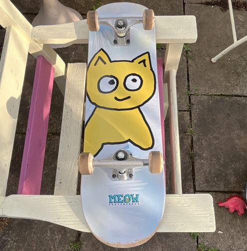 Meow complete skateboard - complete, blue