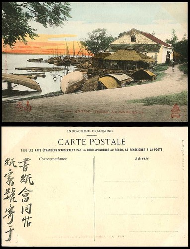 Indo china old hand tinted - old,