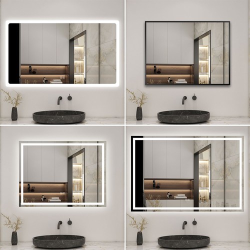 Bathroom mirrors with led - bathroom,