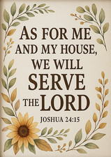 Christian Bible Verse Poster