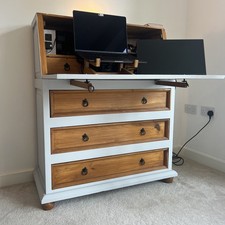 Beautiful Handmade Solid Wood Writing Bureau. Excellent Condition. Collection.