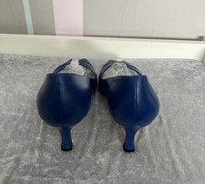 Royal Blue Genuine Leather