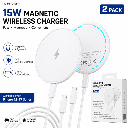 Pack 15w magnetic - 2, wireless